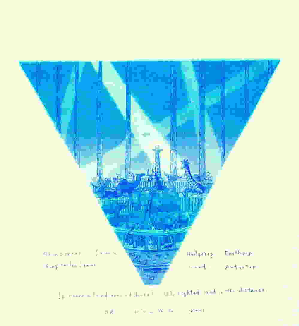 アララトの近く　（Triangle銅版画  25×25cm）